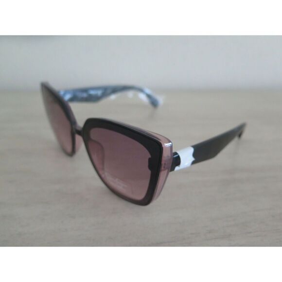 Jessica Simpson J6129 OXRS Women's Oversized Black/Pink Sunglasses - Picture 6 of 12